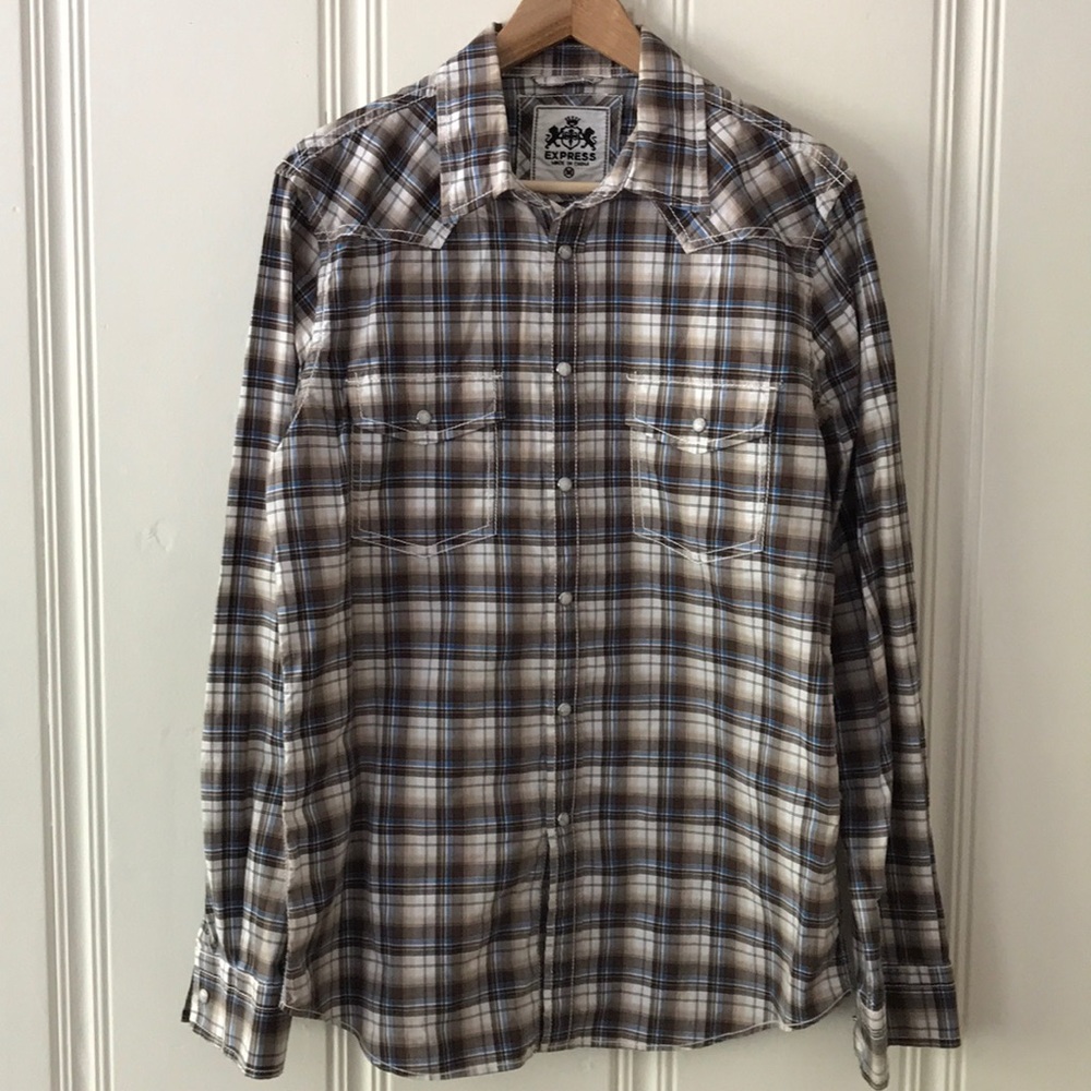 Western inspired button up shirt